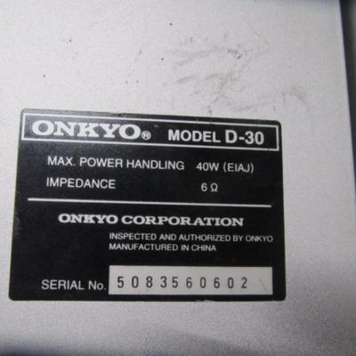 Samsung Aiwa Model SX-S80 Phillips Onkyo Model D-30Speakers