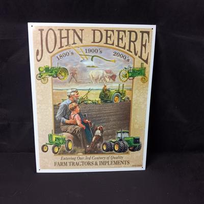 JOHN DEERE TIN SIGN