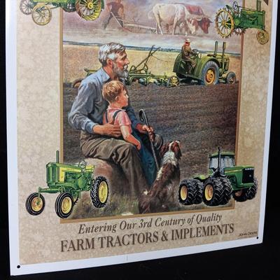 JOHN DEERE TIN SIGN