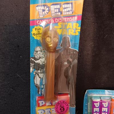 SEALED VINTAGE STAR WARS PEZ DISPENSERS