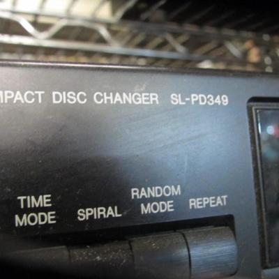 SONY Compact Disc Player CDP-CE375 Blu Ray Disc Panasonic Compact Disc Changer SL-PD349