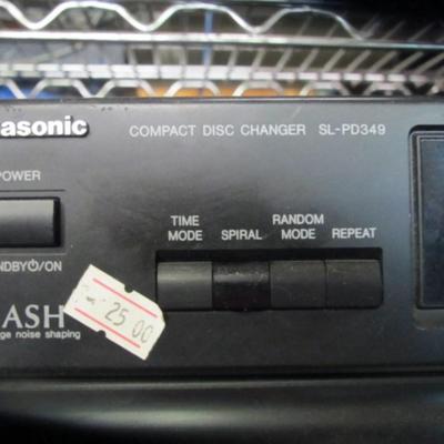 SONY Compact Disc Player CDP-CE375 Blu Ray Disc Panasonic Compact Disc Changer SL-PD349