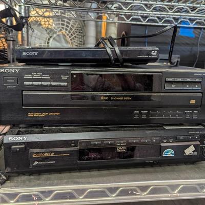 SONY Compact Disc Player CDP-C365 CD/DVD Player DVP-C660 & DVP-SR210P
