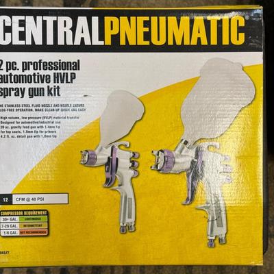 CENTRAL PNEUMATIC AUTOMOTIVE SPRAY GUN KIT