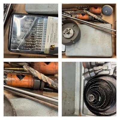 DRILL BIT, HOLE SAW BIT LOT