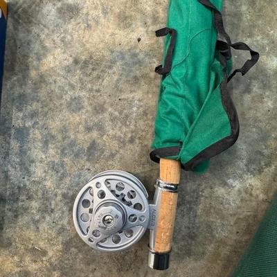 Sale Photo Thumbnail #124: TENNIS, WINDSHEILD BARRIER, ANKLE WEIGHTS, CABELAS FLY FISHING RODS (2)