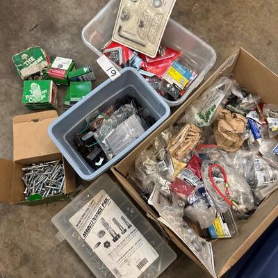 NUTS BOLTS FASTENERS LOT