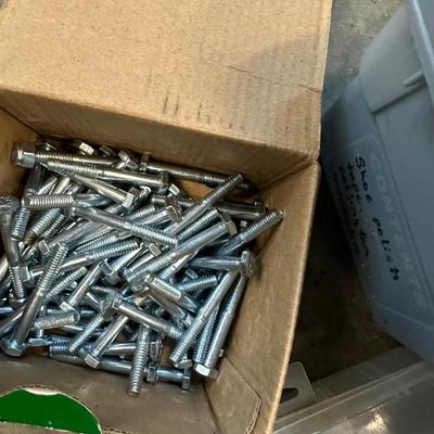 NUTS BOLTS FASTENERS LOT
