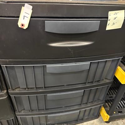 PLASTIC STORAGE DRAWER LOT