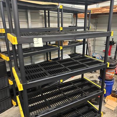 PLASTIC GARAGE SHELVING LOT