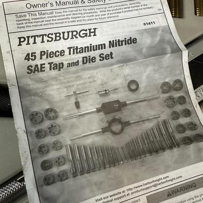 PITTSBURG TAP AND DIE SET
