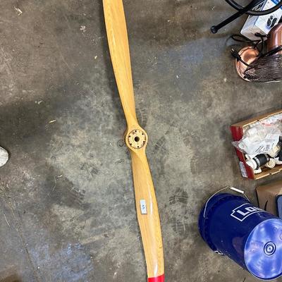wood airplane propeller