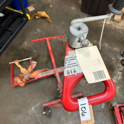 TROY BILT TRACTOR LIFT