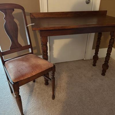 WRITING DESK AND CHAIR