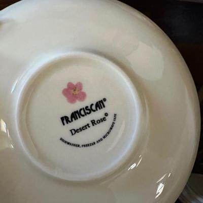 FRANCISCAN DESERT ROSE DISH SET