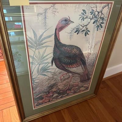 ANNE WORSHAM RICHARDSON FRAMED TURKEY