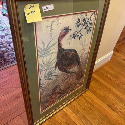 ANNE WORSHAM RICHARDSON FRAMED TURKEY