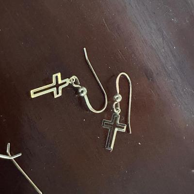 14K GOLD EARRING LOT