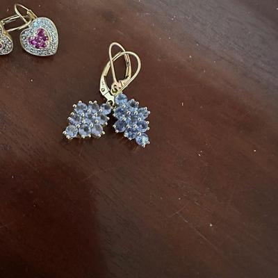 14K GOLD EARRING LOT