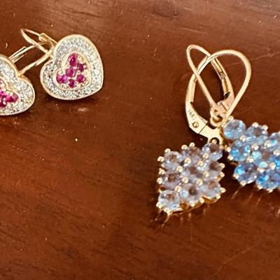 14K GOLD EARRING LOT