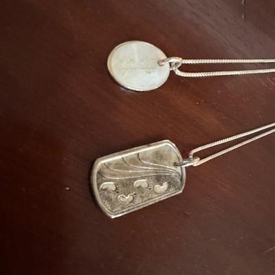 STERLING SILVER NECKLACE LOT
