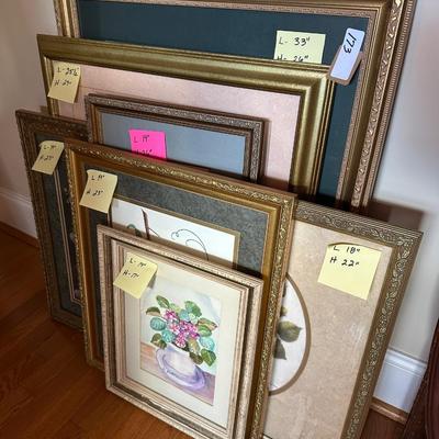 FRAMED ART LOT