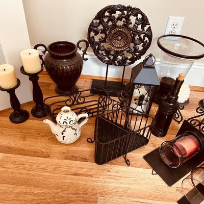 HOME DÉCOR , CANDLE HOLDER LOT