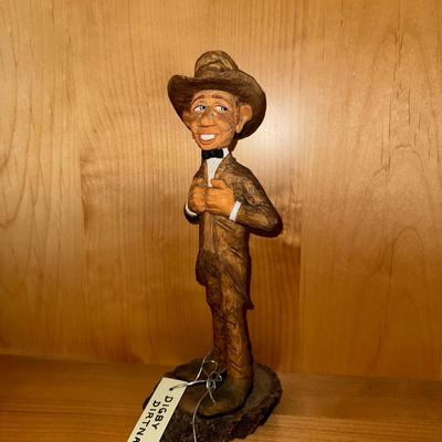 Digby Dirtnap WOODCARVING SIGNED AWH