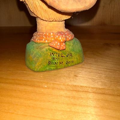HAND CARVED WILL JR BY AWH
