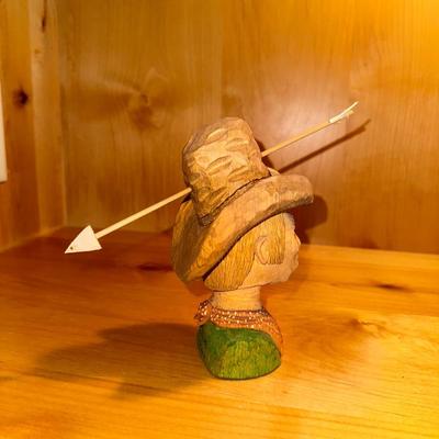 HAND CARVED WILL JR BY AWH