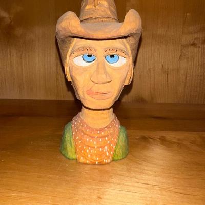 HAND CARVED WILL JR BY AWH