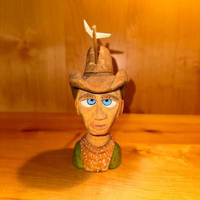 HAND CARVED WILL JR BY AWH
