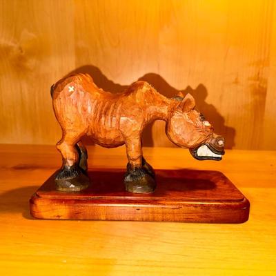 CARVED HORSE BY AWH