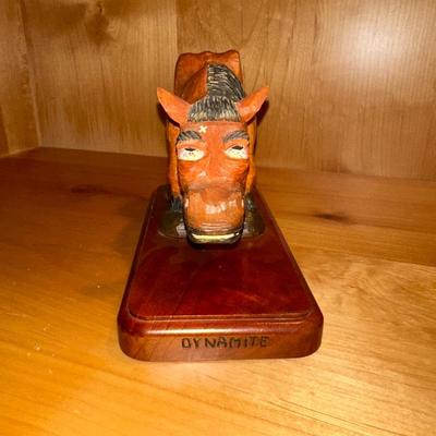 CARVED HORSE BY AWH