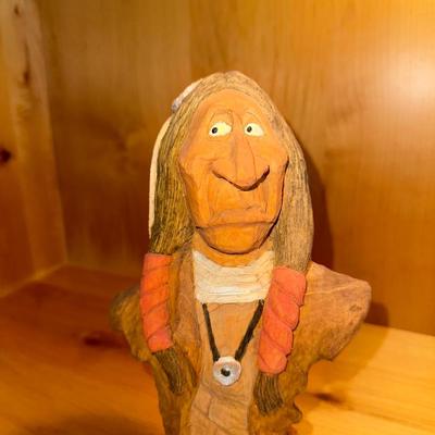 INDIAN WOOD CARVING BY AWH