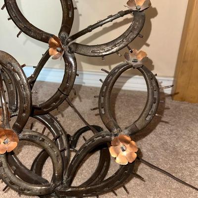 WROUGHT IRON CACTUS STYLE BASE TABLE LAMP