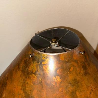 WROUGHT IRON CACTUS STYLE BASE TABLE LAMP