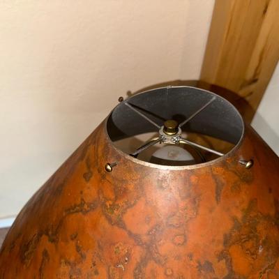 WROUGHT IRON CACTUS STYLE BASE TABLE LAMP