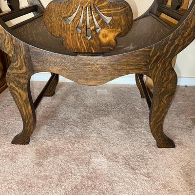 ANTIQUE CARVED ARM CHAIR FIT FOR THE KING OR QUEEN IN YOUR HOME