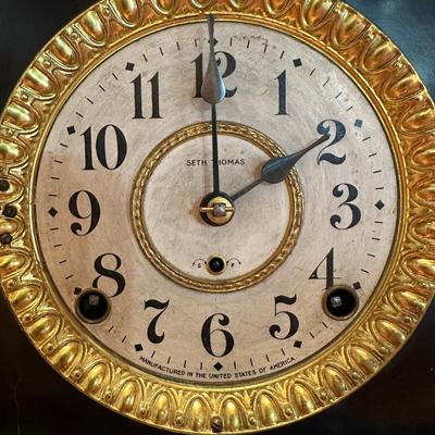 ANTIQUE SETH THOMAS MANTLE CLOCK