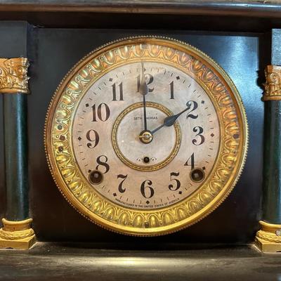 ANTIQUE SETH THOMAS MANTLE CLOCK