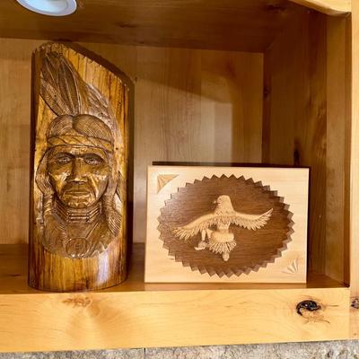 HAND CARVED ART BY AWH