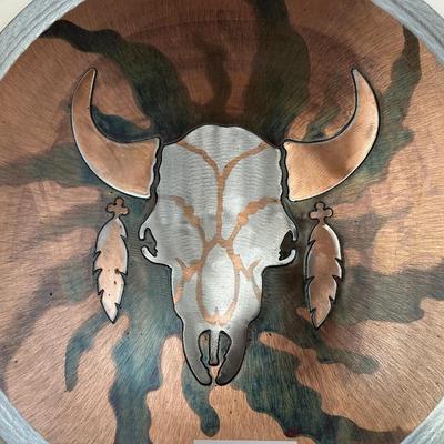 BUFFALO STEEL WALL ART