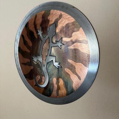 LIZARD STEEL WALL ART