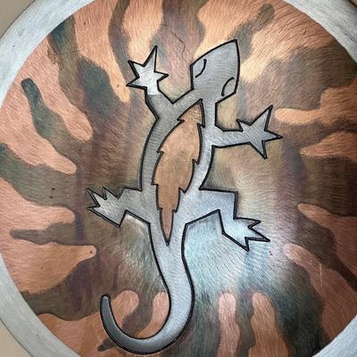 LIZARD STEEL WALL ART