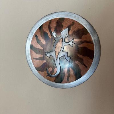 LIZARD STEEL WALL ART
