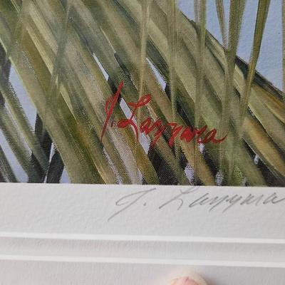 Framed J. Lazzara Print " Hanging Out "