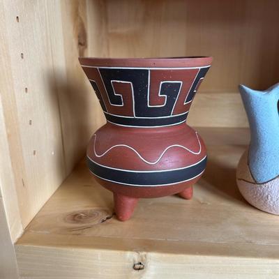 3 PIECES OF POTTERY