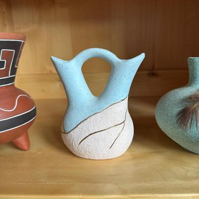 3 PIECES OF POTTERY
