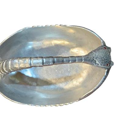 Arthur Court Cast Aluminum Armadillo Basket